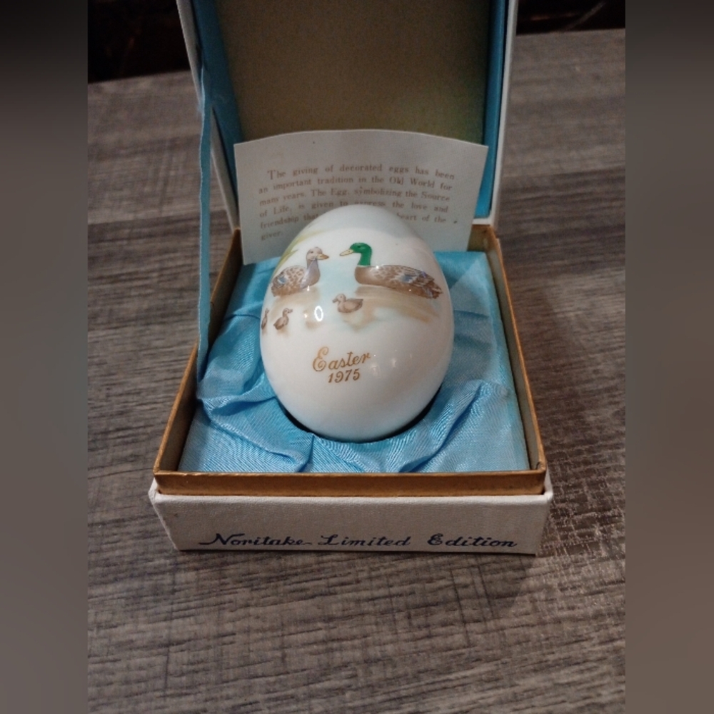 Noritake Limited Edition Easter Egg - 1975